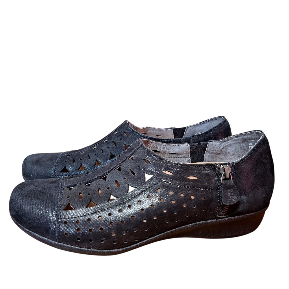 Drew Metro 14794-16 Womens Black Leather Loafers & Slip Ons Casual Shoes 11.5N